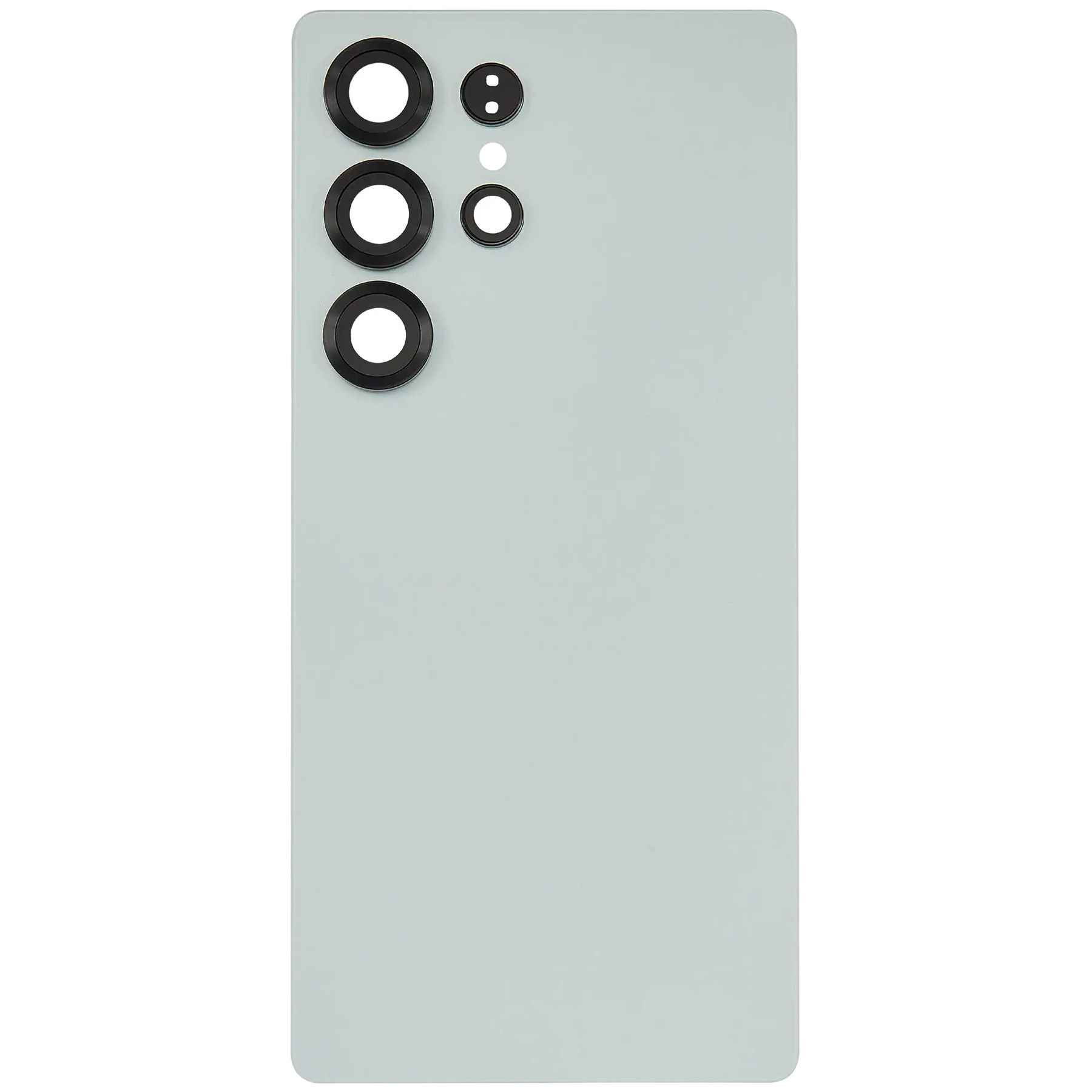 Back Cover Glass With Camera Lens Compatible For Samsung Galaxy S25 Ultra 5G (No Logo) (Vemake) (Titanium Jade Green)