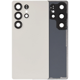 Back Cover Glass With Camera Lens Compatible For Samsung Galaxy S25 Ultra 5G (No Logo) (Vemake) (Titanium Pink Gold)