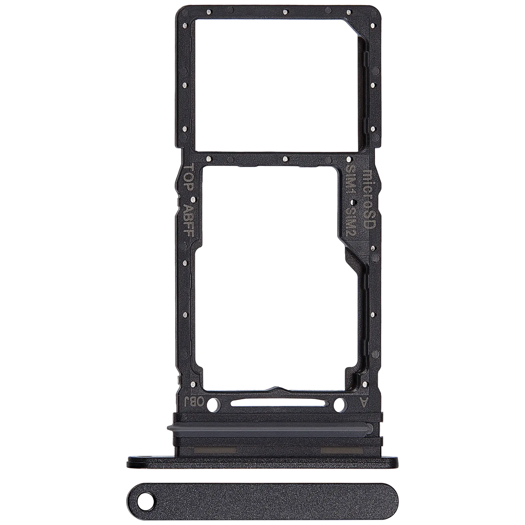 Dual Sim Card Tray Compatible For Samsung Galaxy A26 5G (A266 / 2025) (Black)