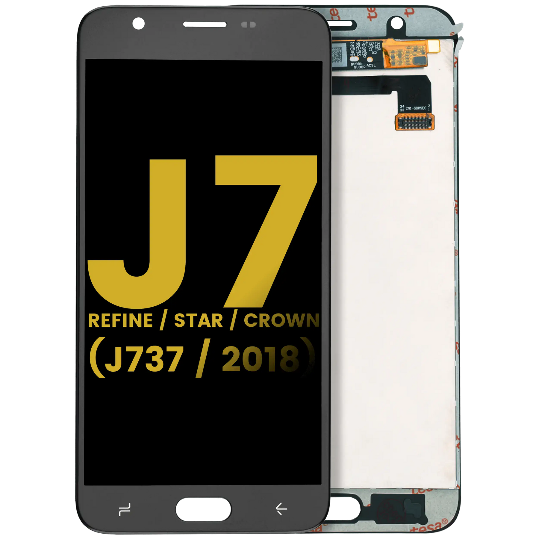 LCD Assembly Without Frame Compatible For Samsung Galaxy J7 Refine / Star / Crown (J737 / 2018) (Refurbished) (Black)