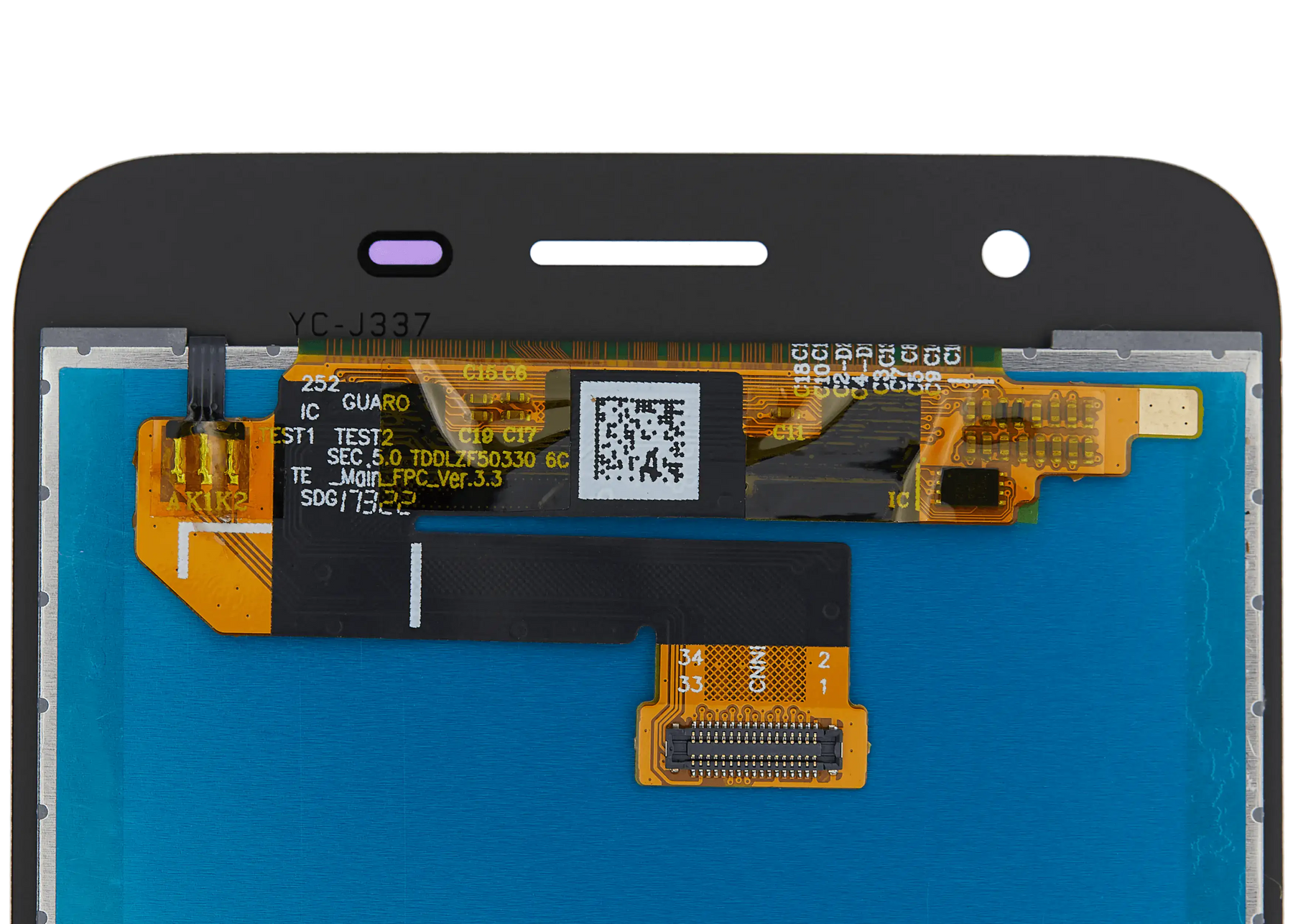 LCD Assembly Without Frame Compatible For Samsung Galaxy J3 Star / Aura / Amp Prime 3 (J337 / 2018) (Aftermarket Plus) (Blue)