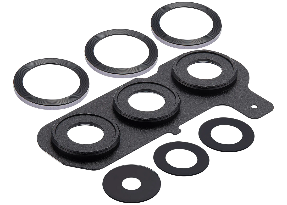 Back Camera Lens With Cover Bezel Ring Compatible For Samsung Galaxy S25 Plus 5G (Icy Blue)