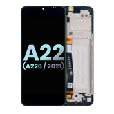 LCD Assembly With Frame Compatible For Samsung Galaxy A22 5G (A226 / 2021) (Service Pack) (All Colors)