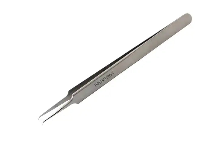 Micro Soldering Cuved Ultra-Fine Tip Tweezer (0.15mm) Non-Magnetic ESD Safe (Meta Online)