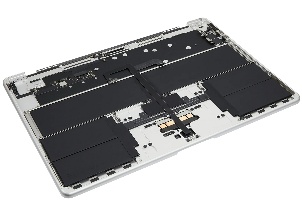 Top Case Assembly With Battery And Keyboard Compatible For MacBook Air 15" (A3114 / Mid 2024) (Silver) (US Keyboard)