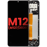 LCD Assembly With Frame Compatible For Samsung Galaxy M12 (M127 / 2020) (Aftermarket Plus) (All Colors)