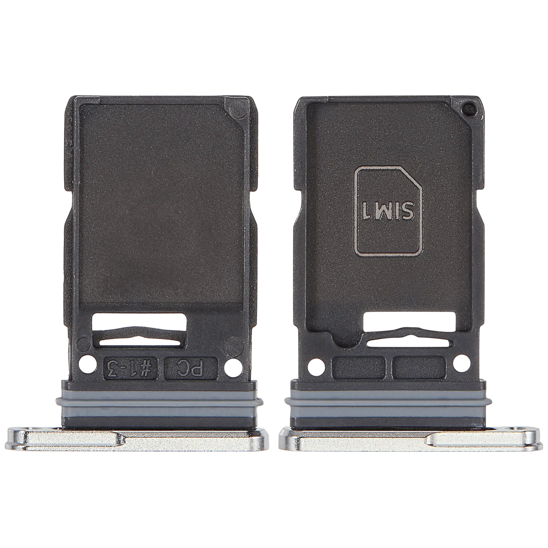 Single Sim Card Tray Compatible For Samsung Galaxy S25 Ultra (Titanium White Silver)