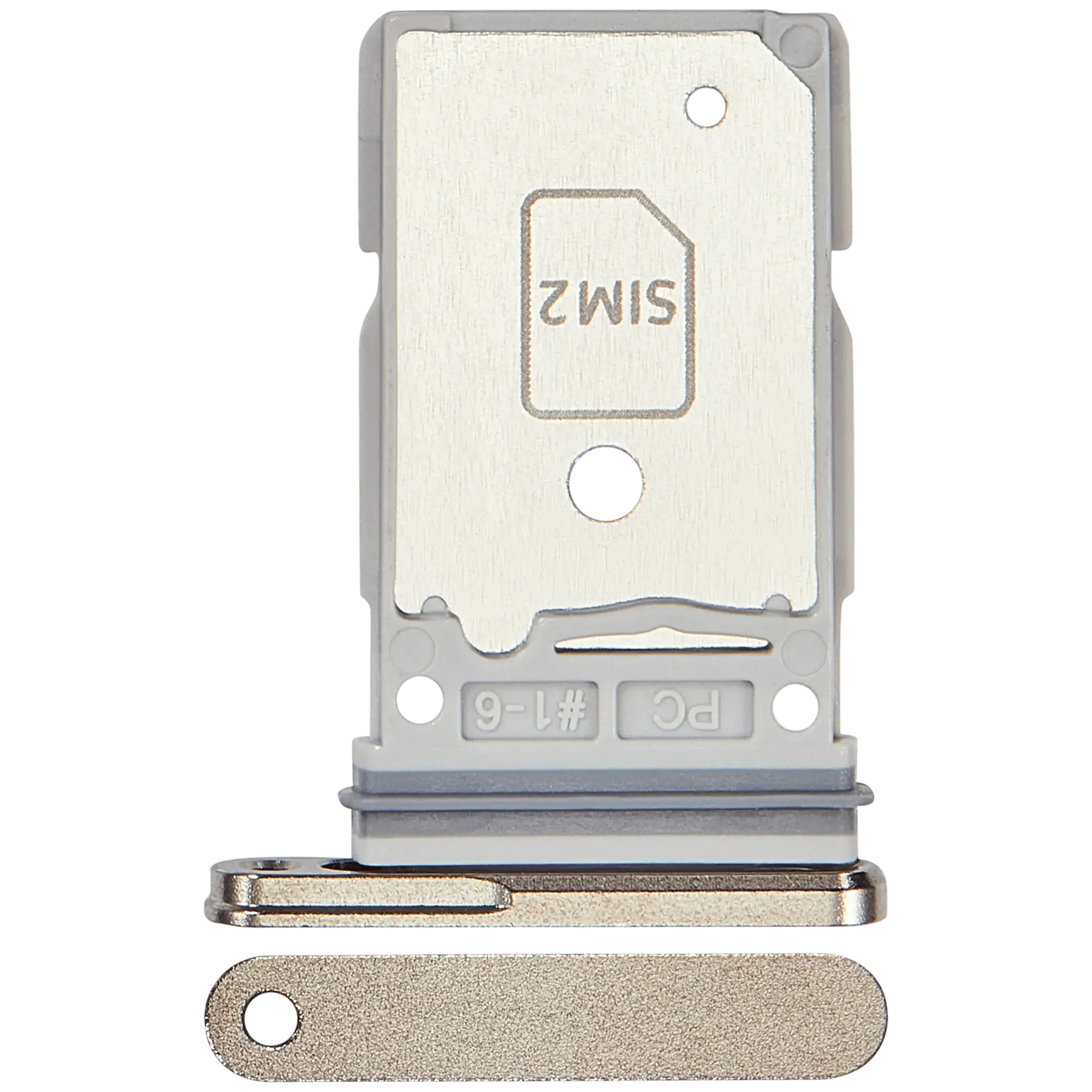 Dual Sim Card Tray Compatible For Samsung Galaxy S25 Ultra (Titanium Pink Gold)