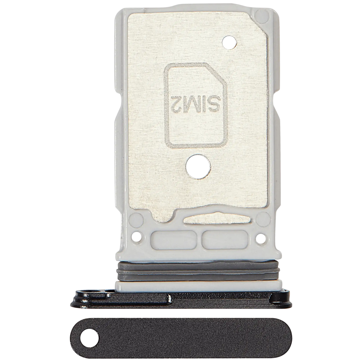 Dual Sim Card Tray Compatible For Samsung Galaxy S25 Ultra (Titanium Jet Black)