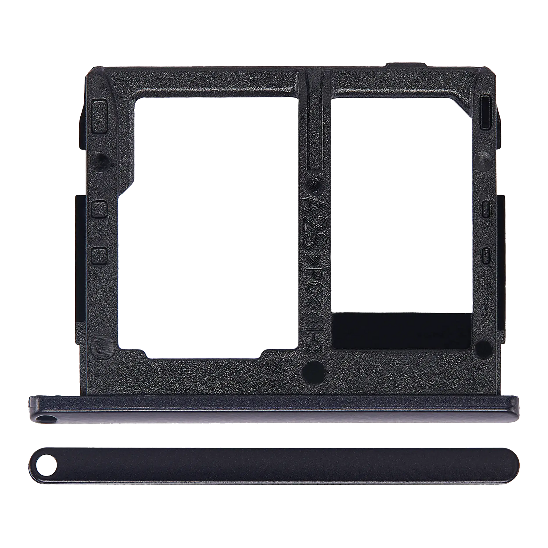 Sim Card Tray Compatible For Samsung Galaxy Tab A 8.0" (2017) (T385 / T387) (Cellular Version) (Black)
