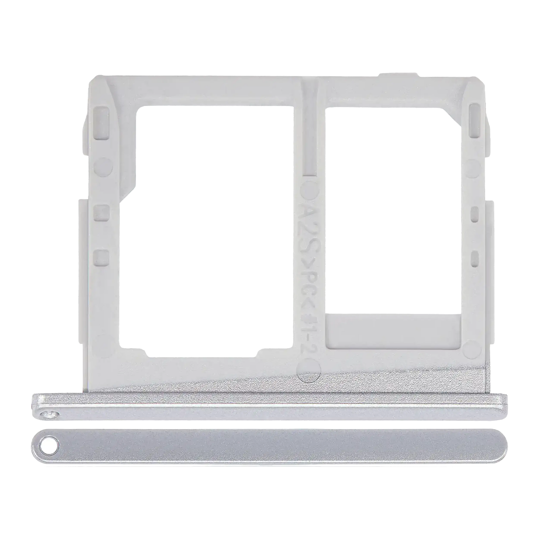 Sim Card Tray Compatible For Samsung Galaxy Tab A 8.0" (2017) (T385 / T387) (Cellular Version) (Silver)