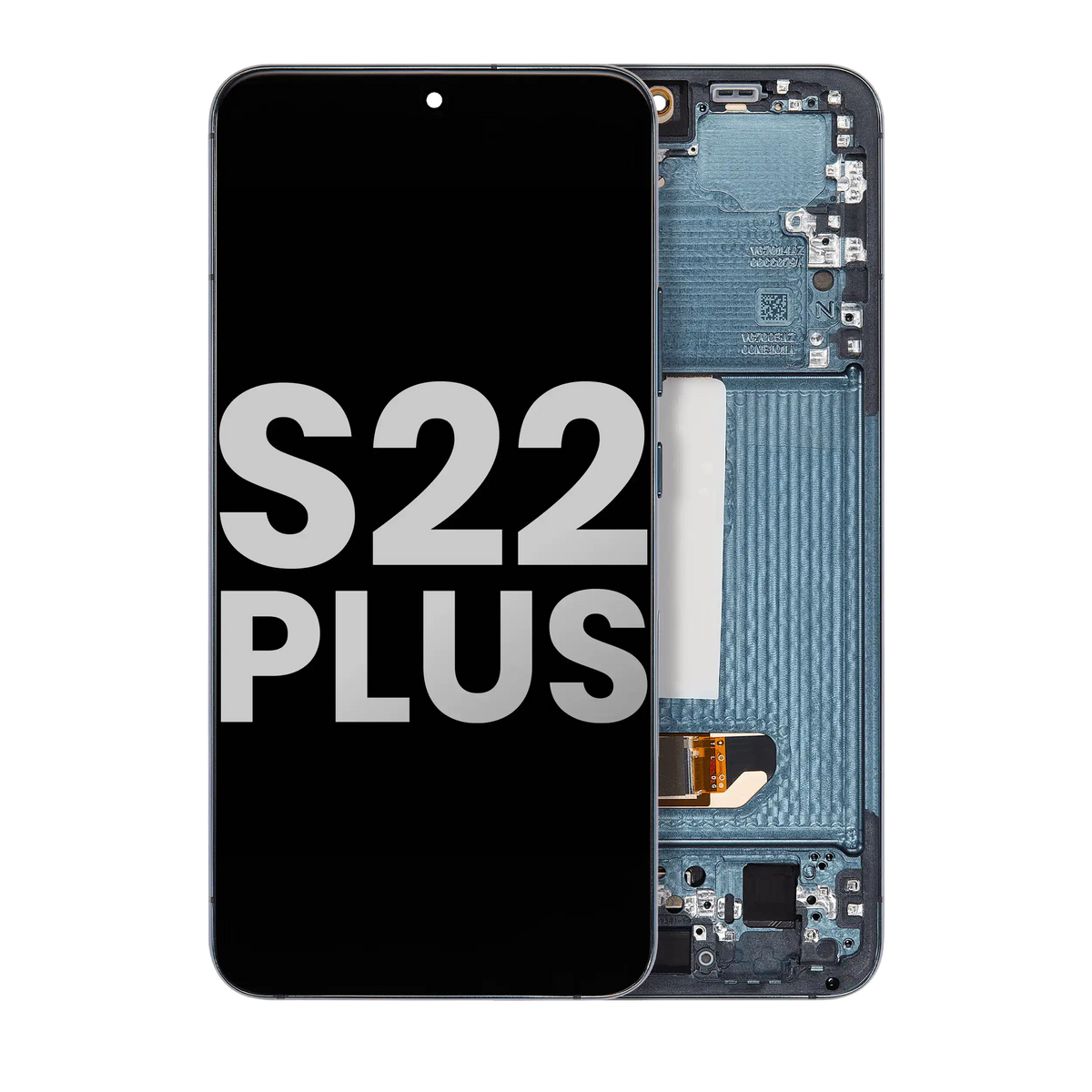 OLED Assembly With Frame Compatible For Samsung Galaxy S22 Plus 5G (Used OEM Pull: Grade B/C) (Phantom Green)