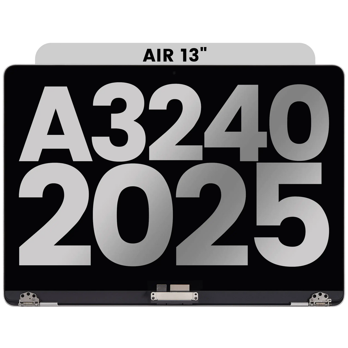 Complete LCD Display Assembly For MacBook Air 13" (A3240 /Early 2025) (Used OEM Pull: Grade A) (Starlight)