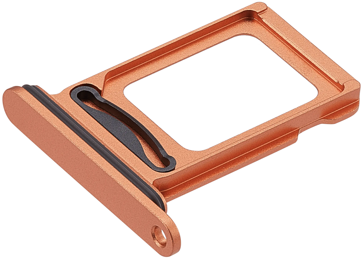 Dual Sim Card Tray Compatible For iPhone 17 Pro / 17 Pro Max (Cosmic Orange)