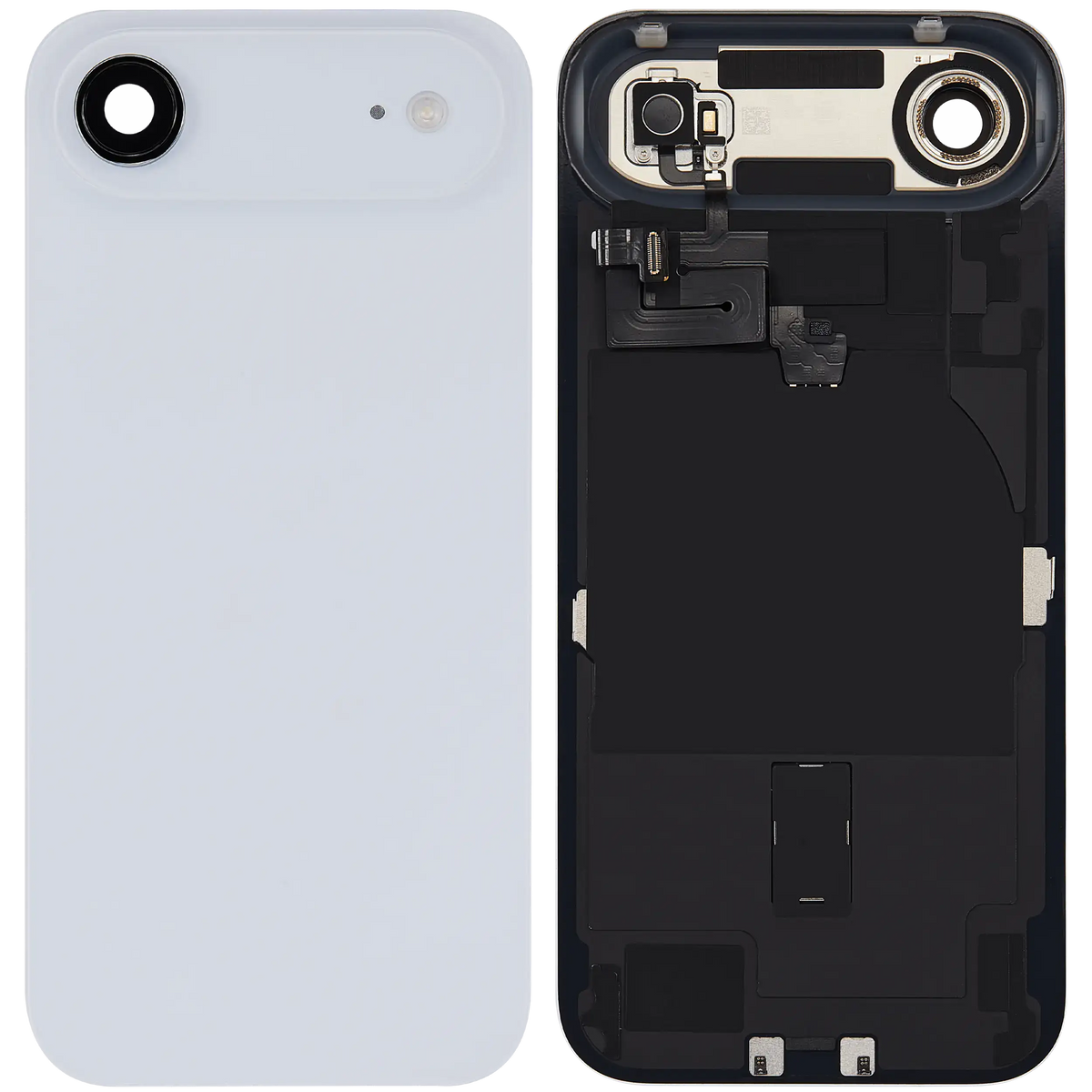 Back Glass w/ MagSafe Magnet & NFC & Flashlight Flex For iPhone Air (Used OEM Pull: Grade A) (Sky Blue)