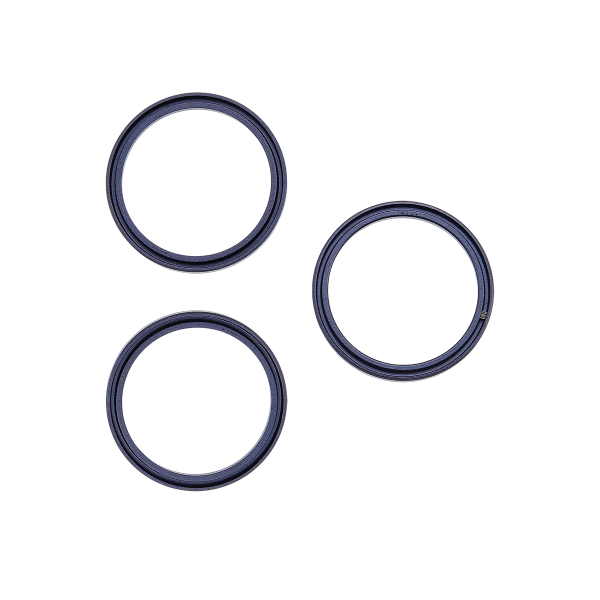 Back Camera Bezel Ring Only For iPhone 17 Pro / 17 Pro Max (Deep Blue) (3 Piece Set)