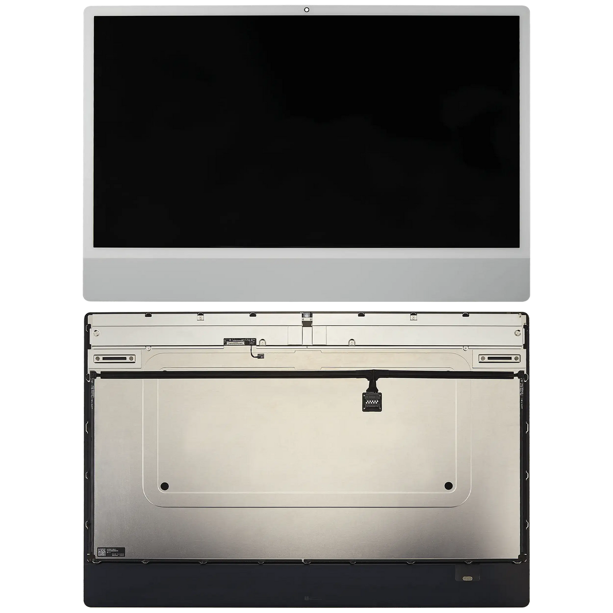 Complete LCD Display Assembly For iMac 24" A2873 (2023) A3137 / A3247 (2024) (LG204A-215 LM235UH1 SDD3) (Used OEM Pull: Grade A) (Big Camera Hole) (Silver)