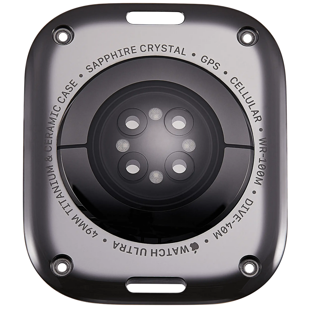 Back Cover Assembly For Watch Series Ultra (3rd Gen) (49MM) (LET Version) (Space Black)