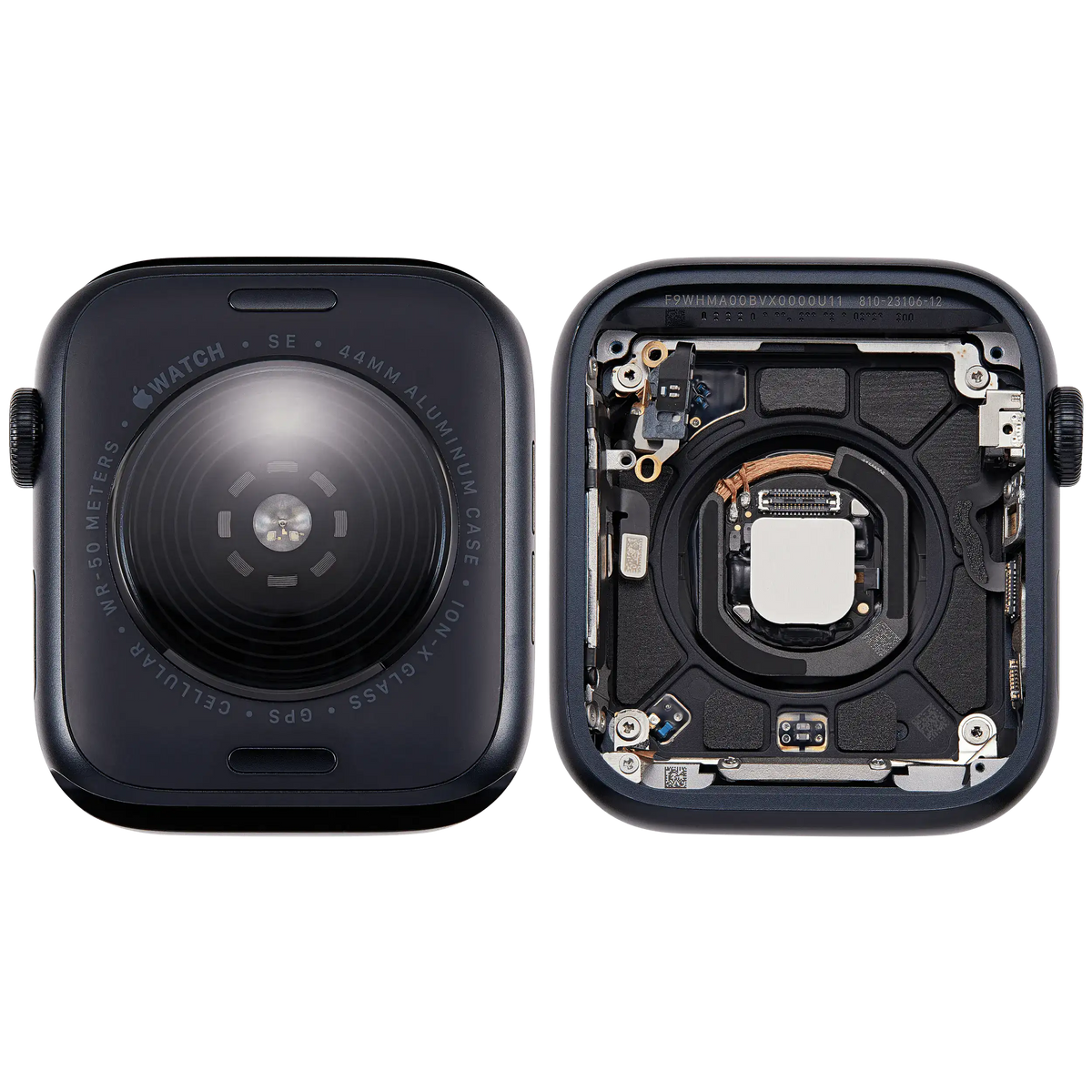 Housing Assembly For Watch Series SE 3rd (44MM) (Used OEM Pull: Grade A) (Cellular Version) (Aluminum / Midnight)