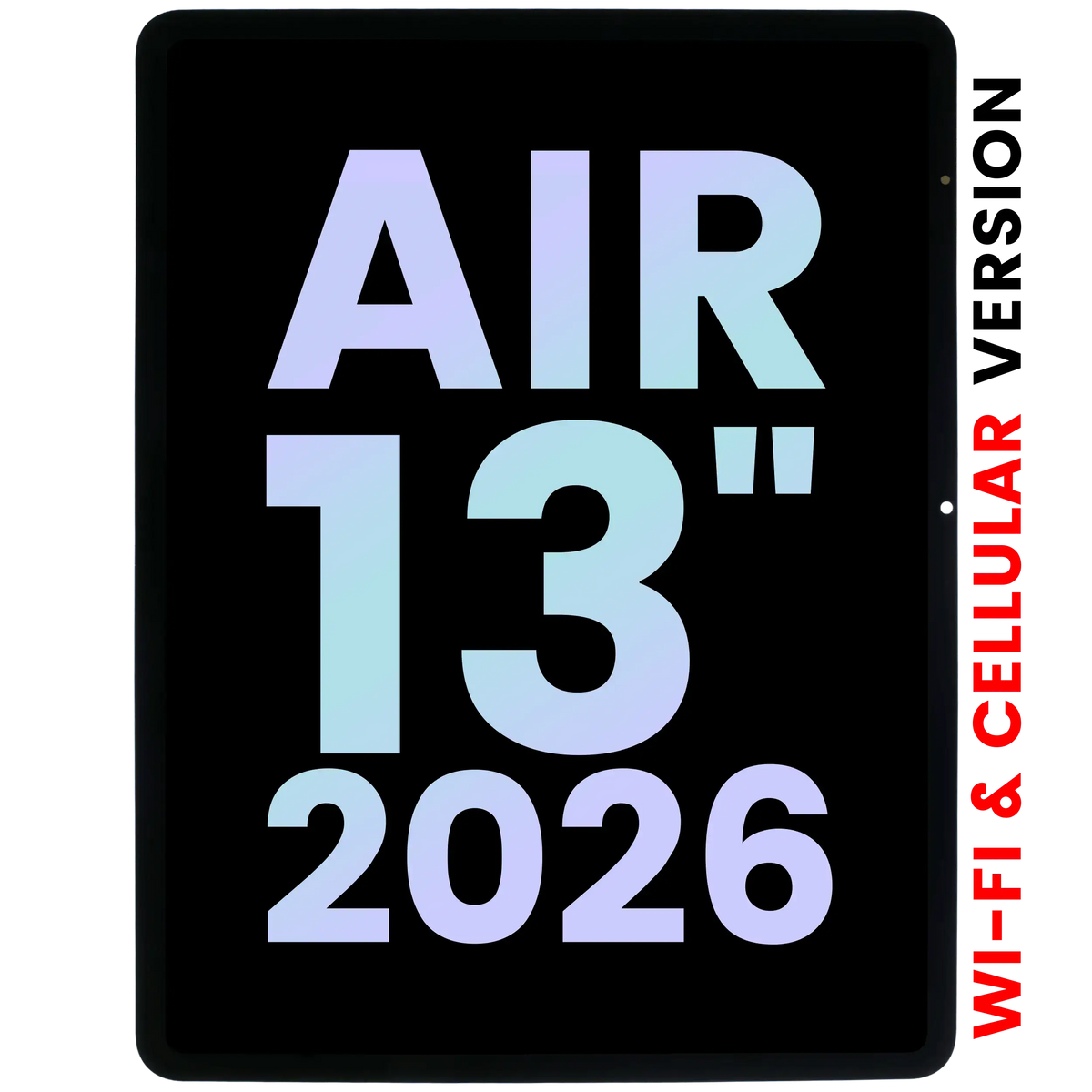 Complete LCD Display Assembly For iPad Air 13" (2026) (Genuine OEM) (Wi-Fi / Cellular)