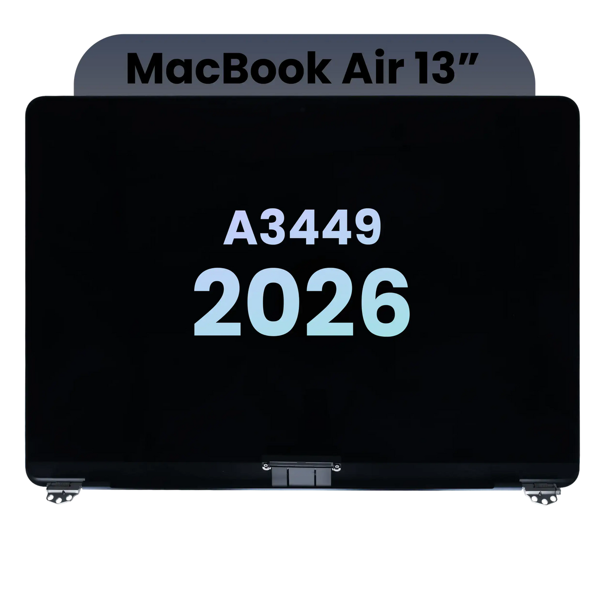 Complete LCD Display Assembly For MacBook Air 13" (A3449) (2026) (Genuine OEM) (Starlight)