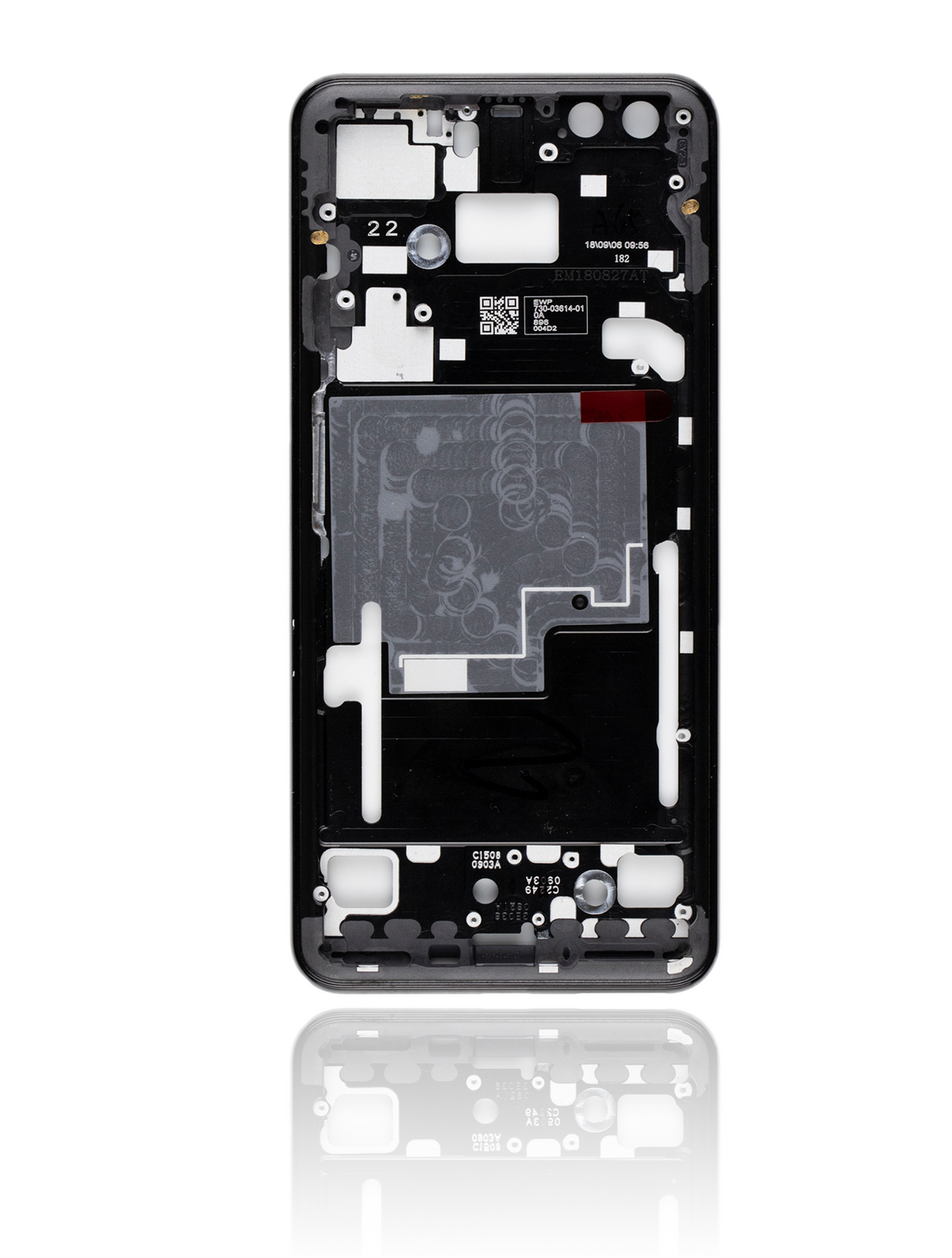 Mid-Frame Housing Compatible For Google Pixel 3 Replacement  (Black)