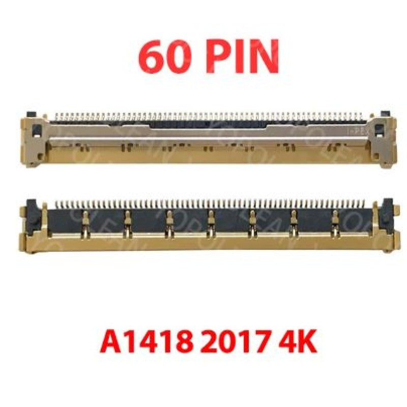 LCD LED LVDS Cable Connector 60pin For iMac 21.5 inch A1418 A2116 27 inch A1419 A2115 2012 2013 2014 2015 2017 2019 Year