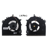 Fan For Asus VivoBook 15 Y5100U, X512, X512U, X512UA, X512DA, X512DK, X512FA, X512FB, F512, X412, X712 Series CPU Cooling Fan Cooler