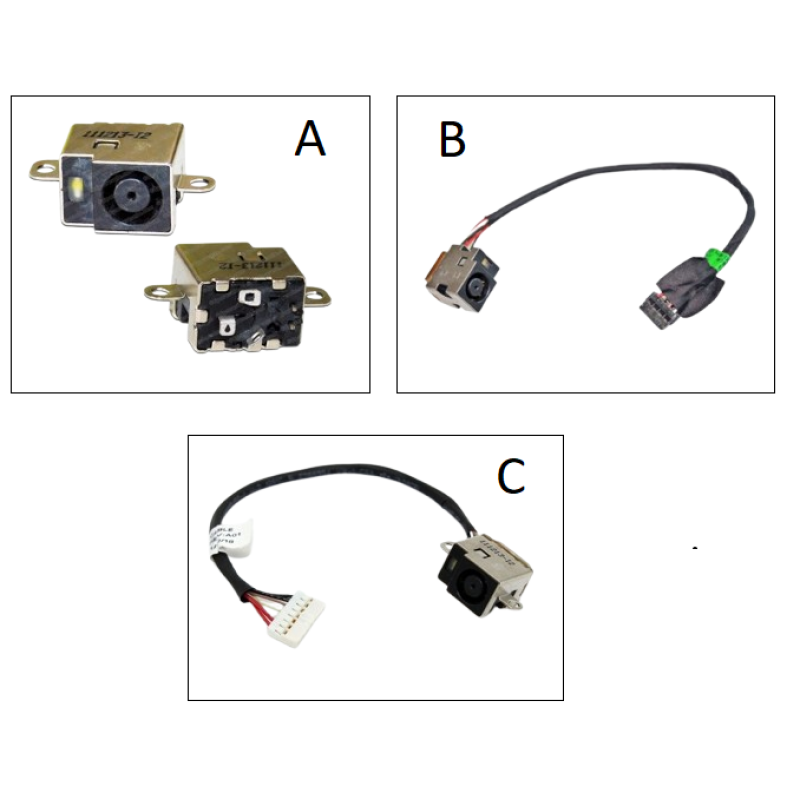 DC Power Jack For HP Pavilion DV-3000, DV6-6000, DV6-7000, DV7-6000, D