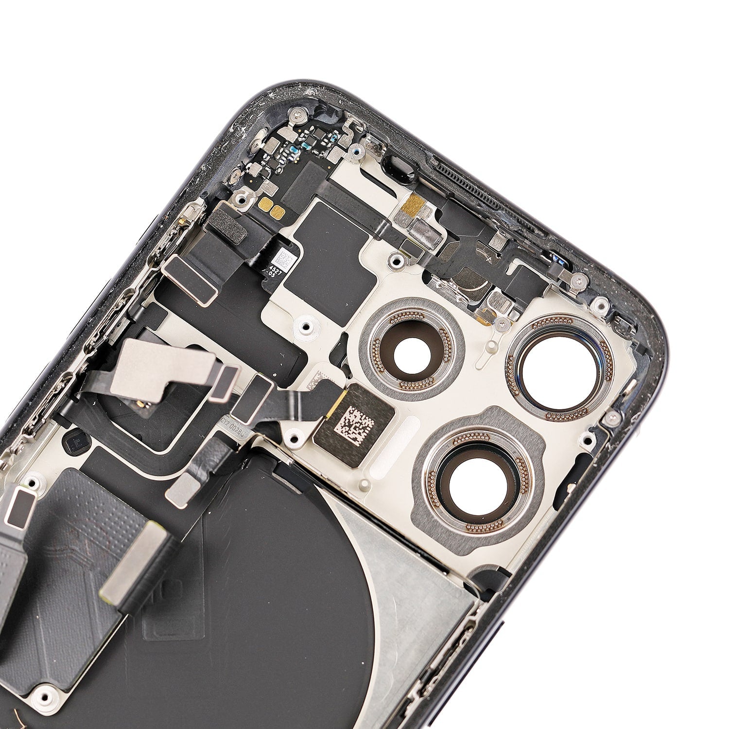 Replacement For iPhone 15 Pro Back Cover Full Assembly-Black Titanium