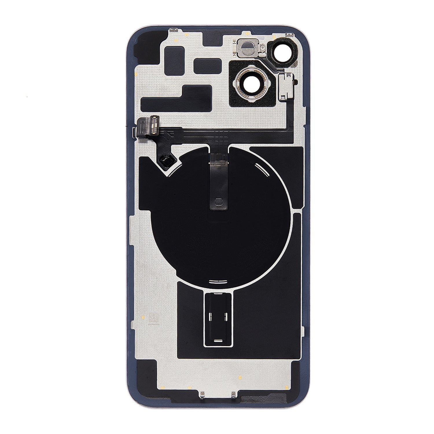 Replacement for iPhone 14 Plus Back Cover Glass with Back Panel Frame - Red