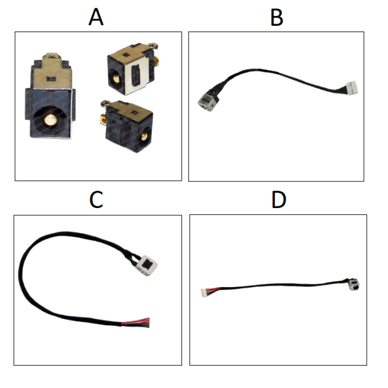 DC Power Jack For Lenovo IdeaPad B460, B460A, B460E, B460G, B465, B470, G430, G450, G550, Y310, B560, V460, V460A, V465, V560, Y460P, Y460T, Y560, Y560A, Y560D, Y560P, B570, V570, B475, B560, B460, B460A, B460E, B575, B570E, G570, Z570