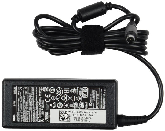 Dell original 65w 19.5v adapter charger for inspiron 15 3521 inspiron 15r 5520 5537- Black
