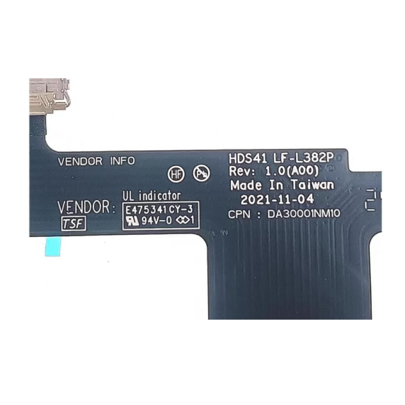 Display Cable For Dell X14 R1 HDS41 FPC 08FP96 8FP96 LF-L382P DA30001NM10