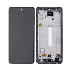 Replacement OLED Assembly With Frame Compatible For Samsung Galaxy A52 4G (A525 / 2021) / A52 5G (A526 / 2021) / A52S 5G (A528 / 2021) (Refurbished) (Awesome Black)
