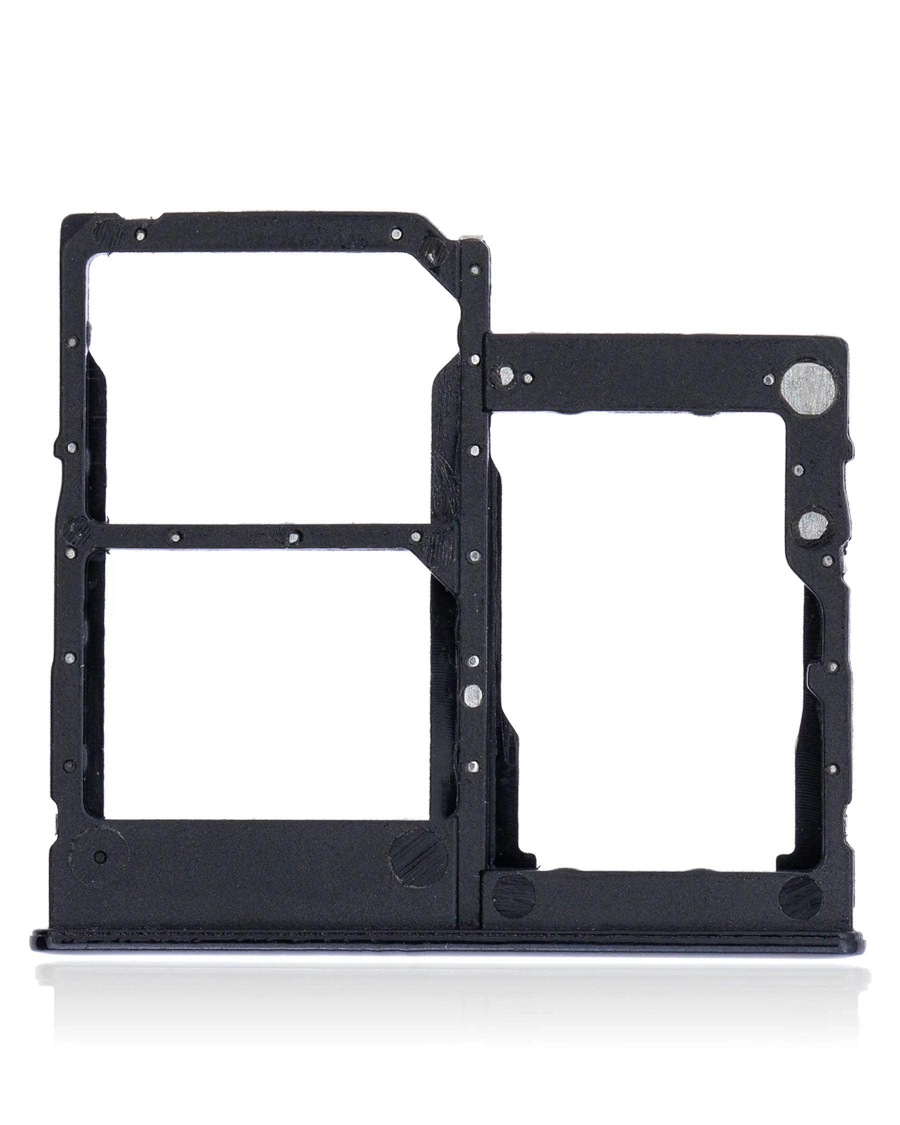 Dual Sim Card Tray Compatible For Samsung Galaxy A41 (A415 / 2020) (Prism Crush Black)