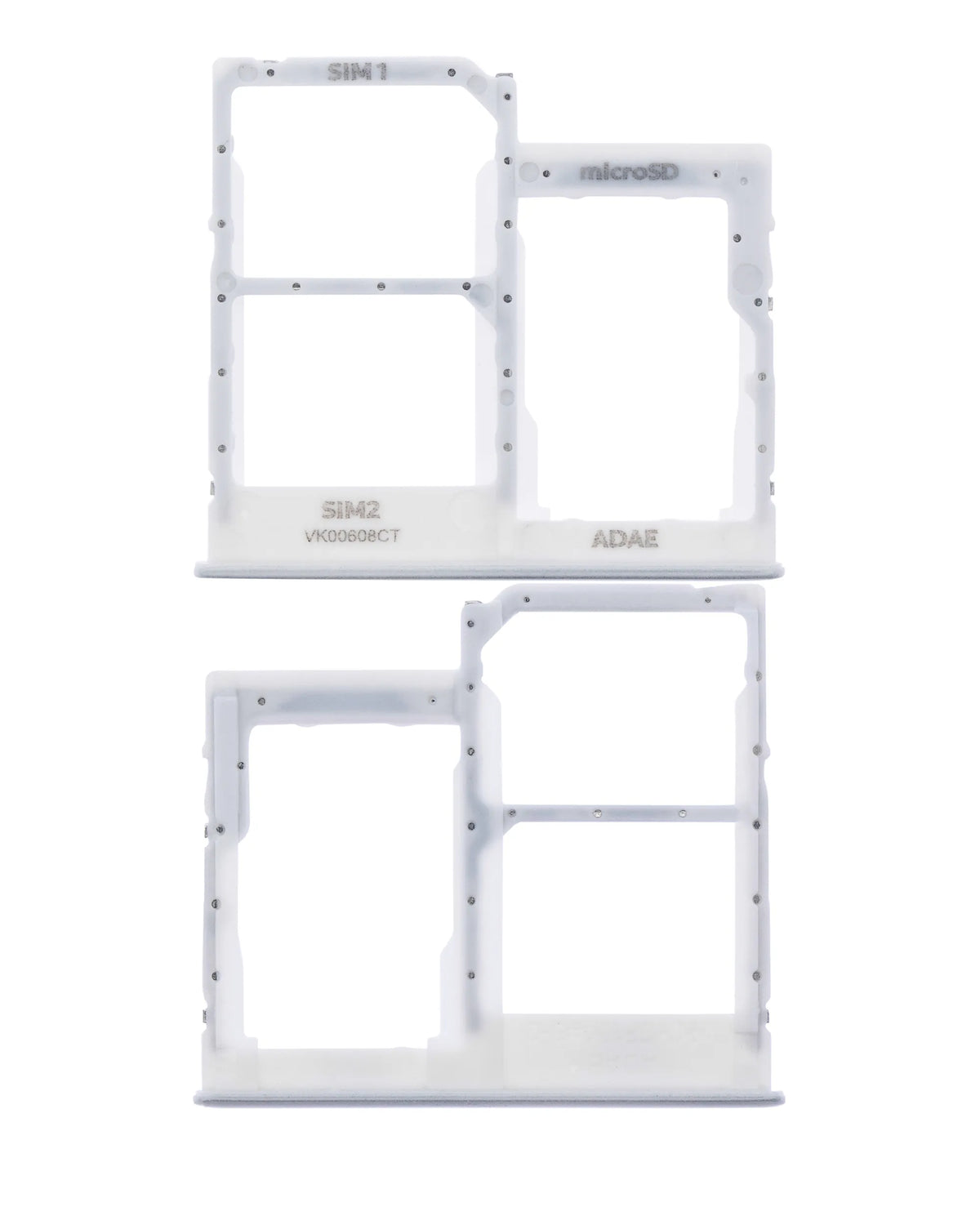 Dual Sim Card Tray Compatible For Samsung Galaxy A41 (A415 / 2020) (Prism Crush Silver)