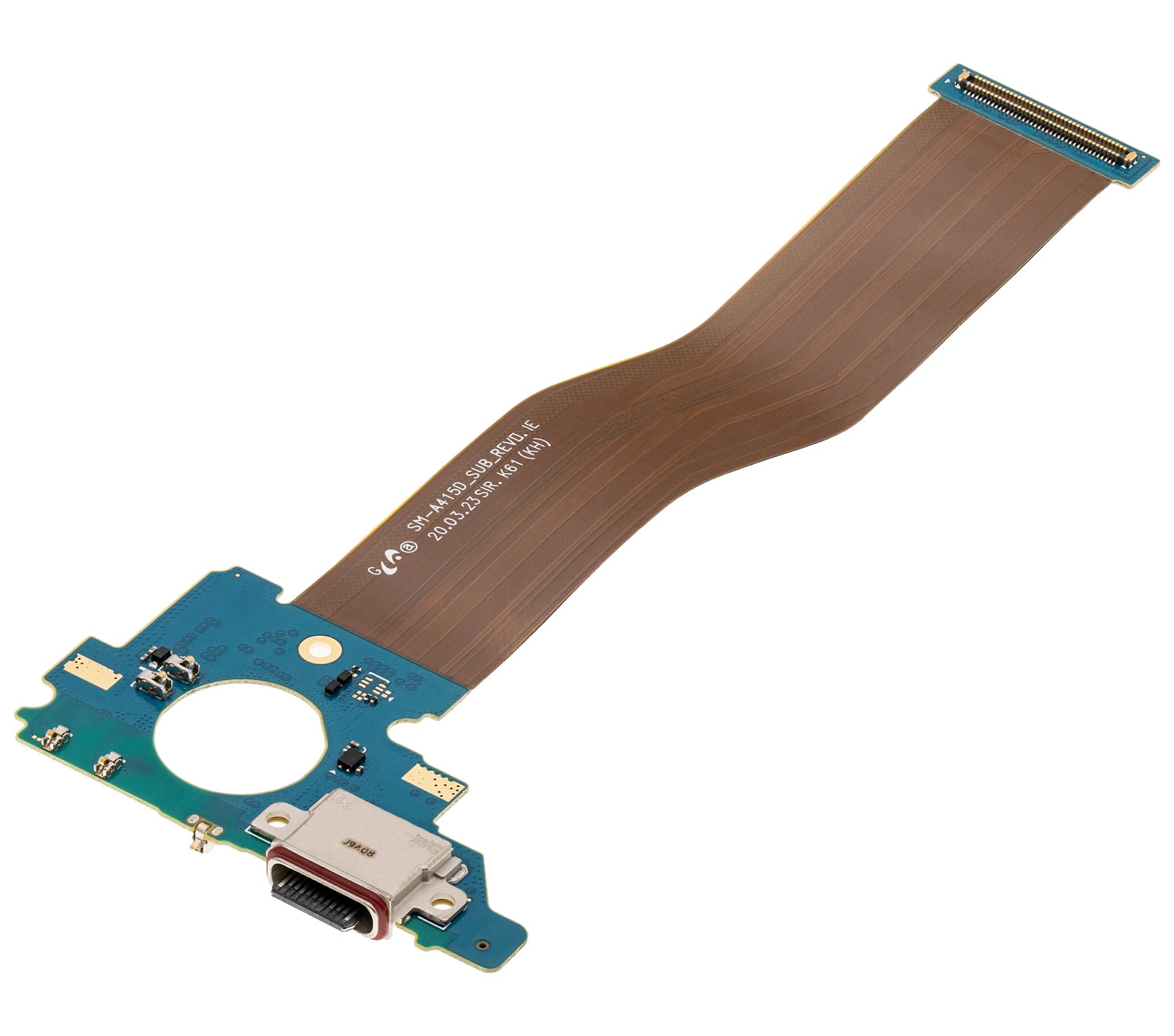 Charging Port With PCB Board Compatible For Samsung Galaxy A41 5G (A415D / 2020) (Dual SIM Version) (Premium)