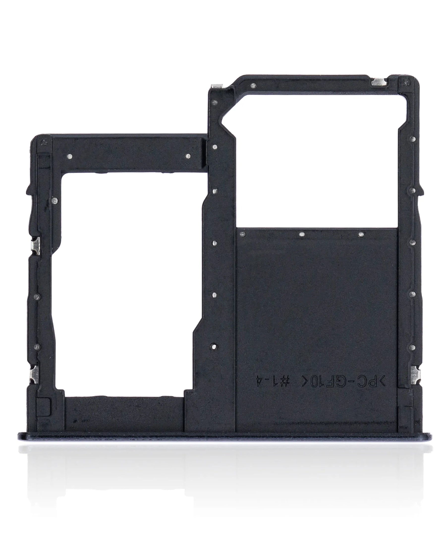Single Sim Card Tray Compatible For Samsung Galaxy A41 (A415 / 2020) (Prism Crush Black)