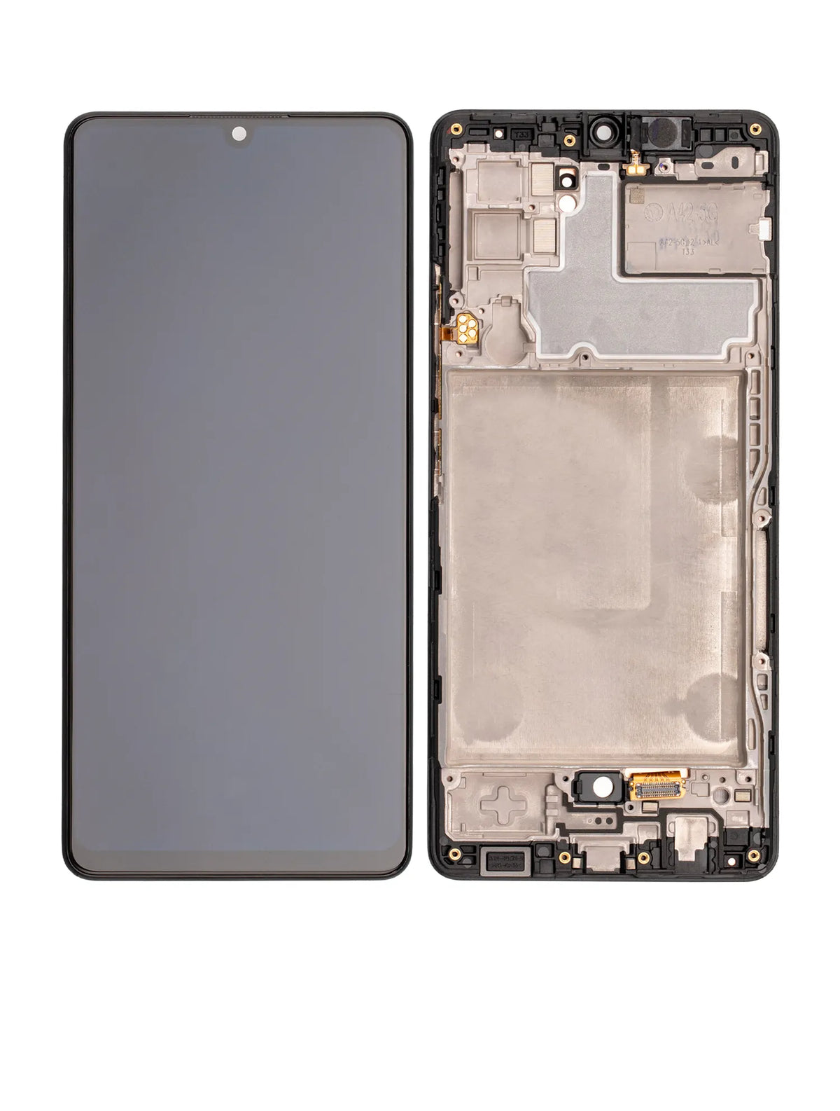 OLED Assembly With Frame Compatible For Samsung Galaxy A42 5G (A426 / 2020) (Refurbished) (Prism Dot Black)
