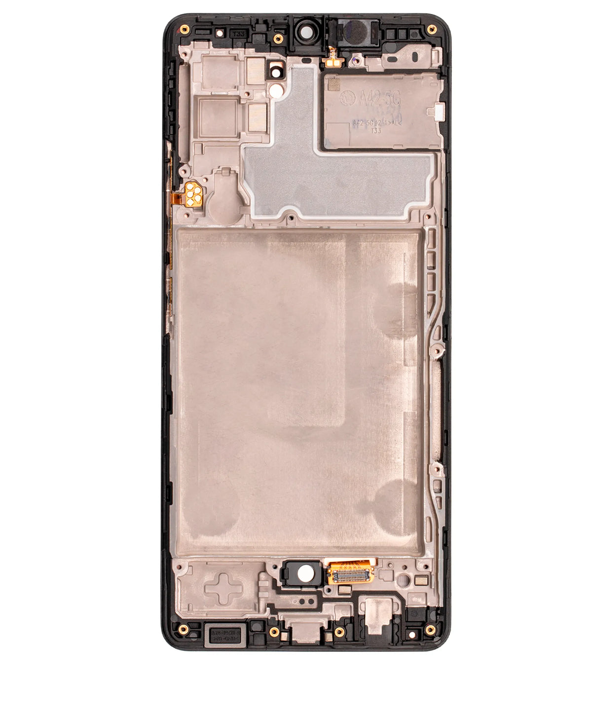 OLED Assembly With Frame Compatible For Samsung Galaxy A42 5G (A426 / 2020) (Service Pack) (Prism Dot Black)