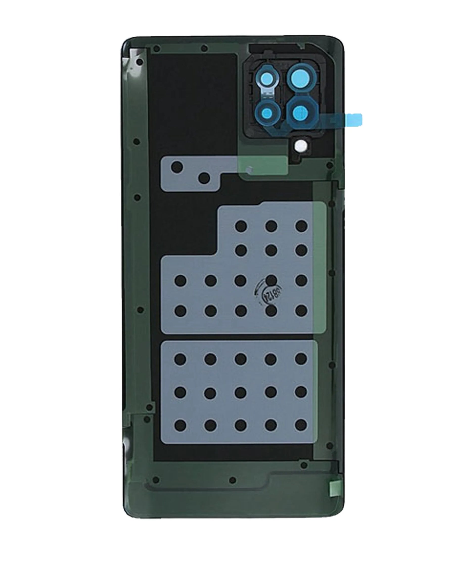 Back Cover Glass With Camera Lens Compatible For Samsung Galaxy A42 5G (A426 / 2020) (Service Pack) (Prism Dot Black)