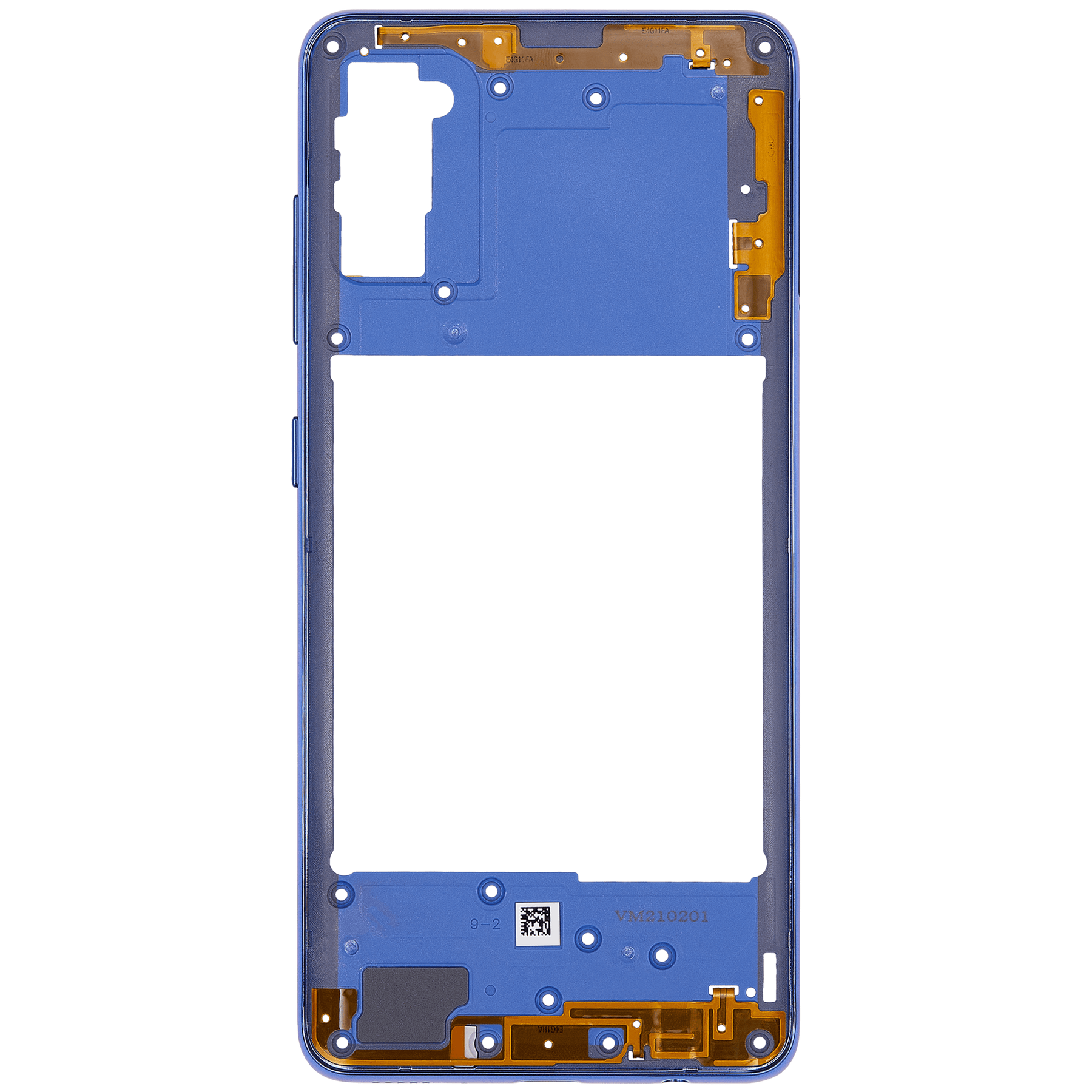 Mid-Frame Housing Compatible For Samsung Galaxy A41 (A415 / 2020) (Aftermarket Plus) (Prism Crush Blue)