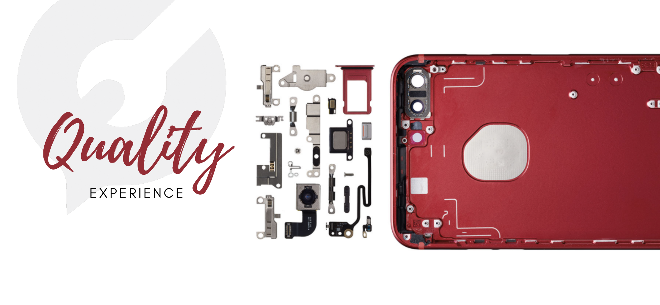 RED BACK COVER FOR IPHONE 7 PLUS