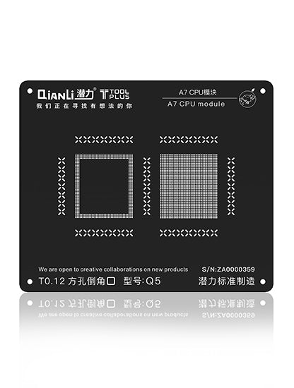 A7 Q3 iBlack Stencil (2D) (Qianli)