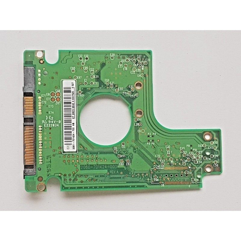 WD400BEV-75LAT0 2060-701424-007 REV A 2061-701424-N00 AE 701424