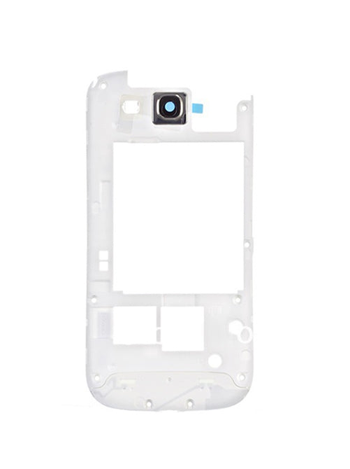 LCD Frame Replacement  Compatible For Samsung Galaxy S3 (AT&T / T-Mobile) (I747 / T999) (White)