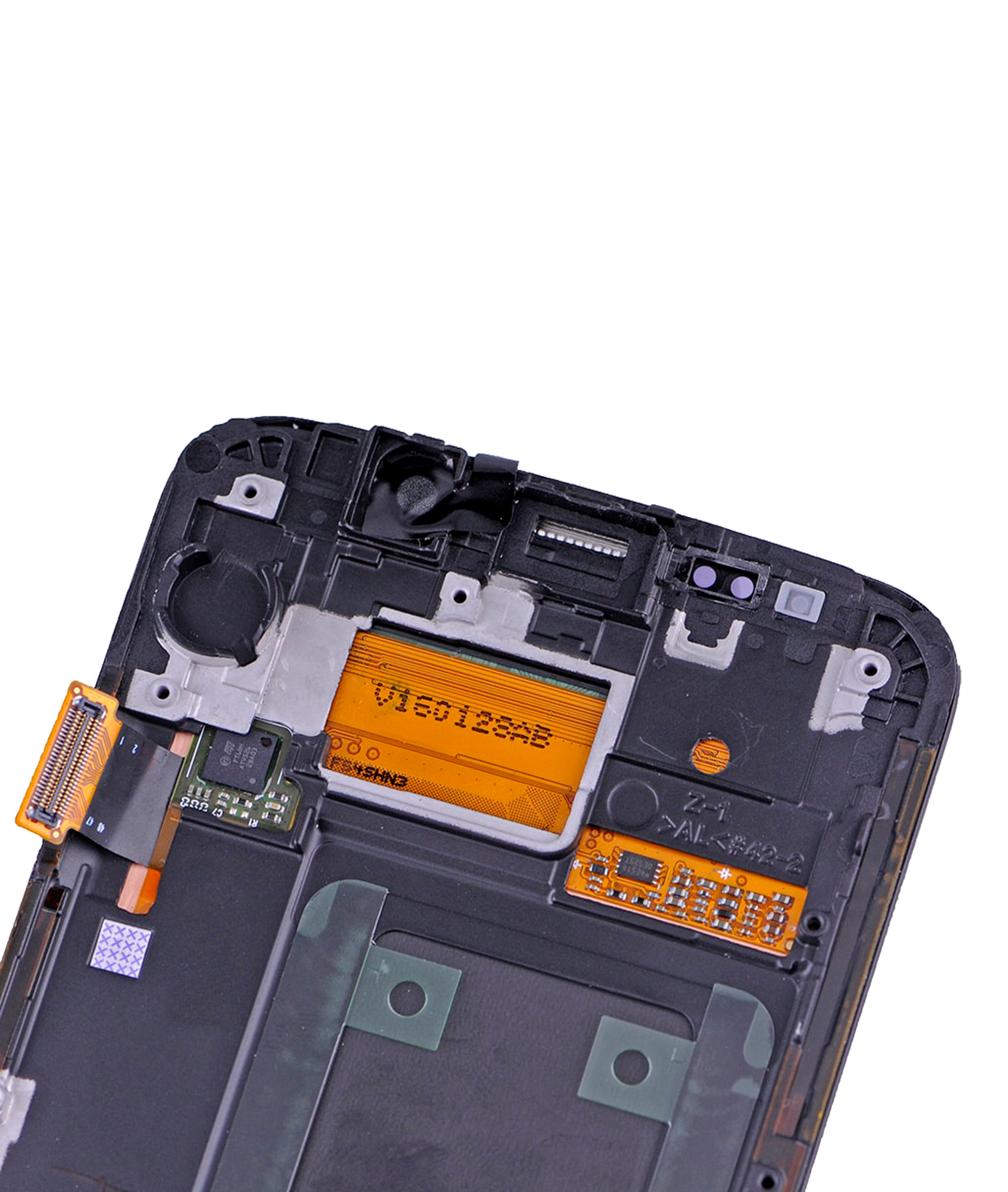 OLED Assembly With Frame Compatible For Samsung Galaxy S6 Edge Replacement (CDMA: Verizon / Sprint) (Service Pack) (Black Sapphire)