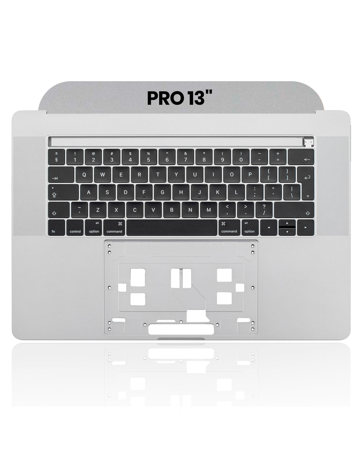 SPACE GRAY TOP CASE WITH KEYBOARD (US KEYBOARD) FOR MACBOOK PRO 13" A1989 (LATE 2018 / EARLY 2019) (USED OEM PULL: COSMETIC GRADE: NEW)