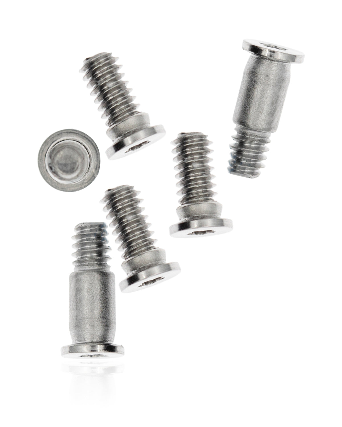 SILVER BOTTOM CASE SCREWS (PENTALOBE P5) FOR MACBOOK PRO 15" W/ TOUCH BAR A1707 (LATE 2016/MID 2017) A1990 (LATE 2018/EARLY 2019)